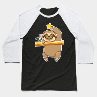 Sloth Star Baseball T-Shirt